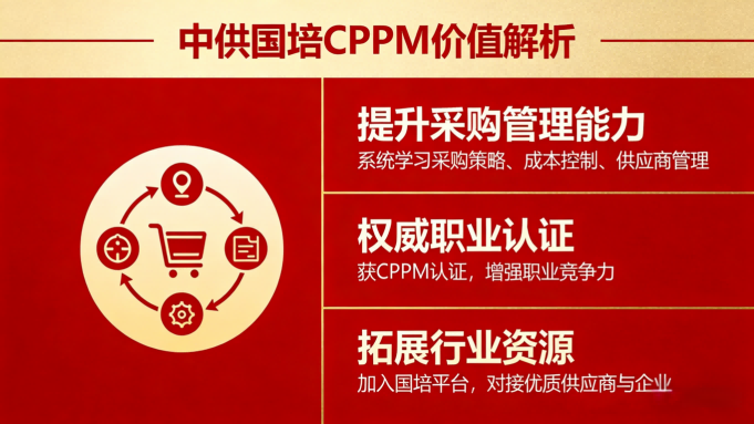 CPPM讲师马盛宴与中供国培携手，赋能采购人职业跃迁