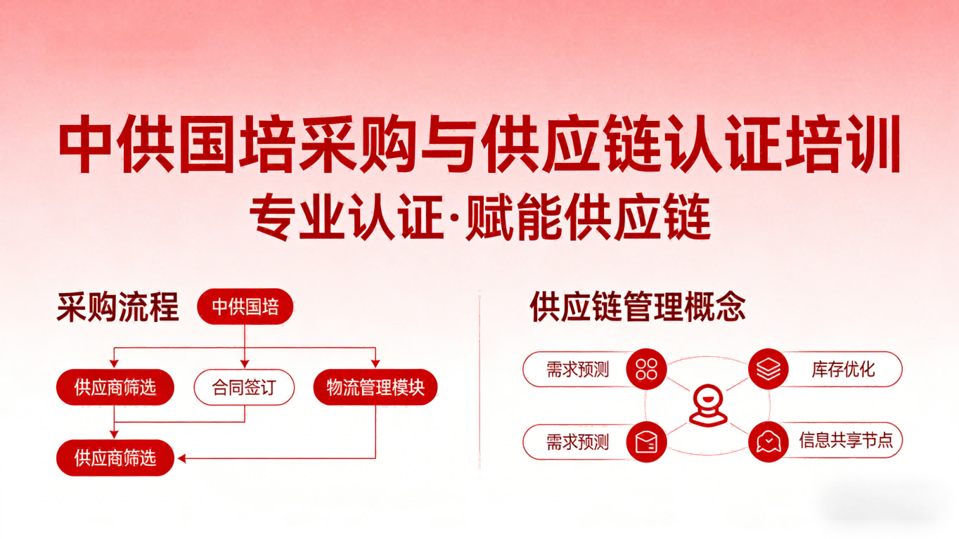 山西考生必读：CPPM证书怎么考？中供国培为你详解报考全流程